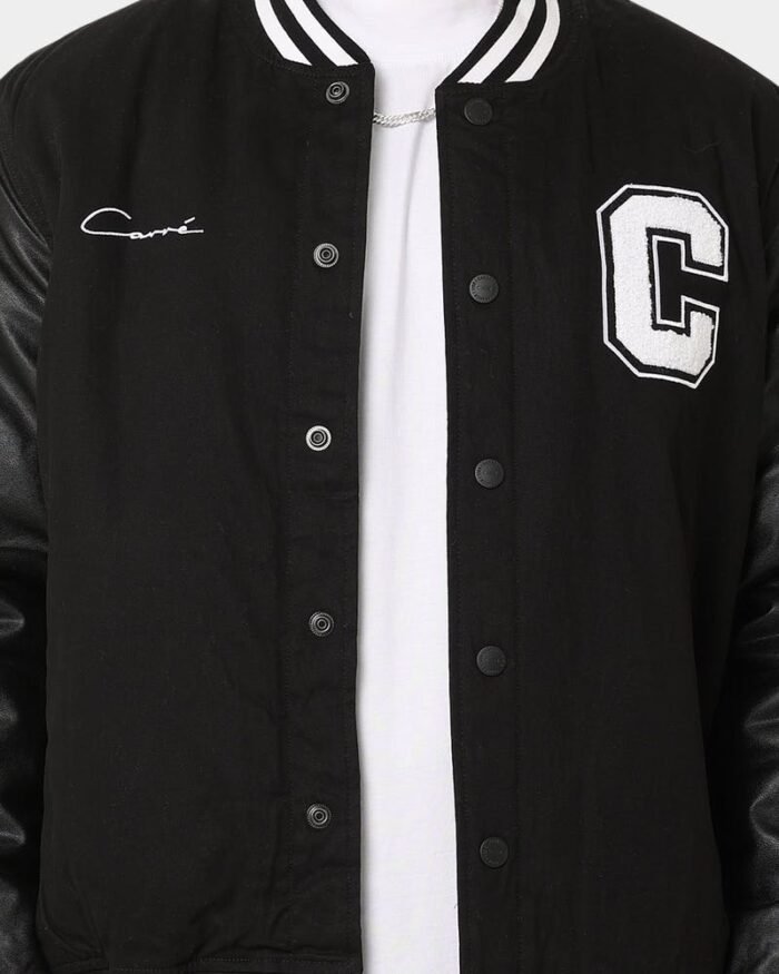 Mens MVP Varsity Jacket Black