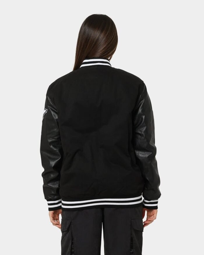 MVP Varsity Jacket Black- The Jacket Place