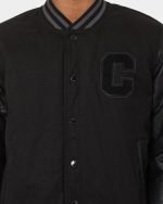 Buy Men's MVP Varsity Jacket In Black - The Jacket Place