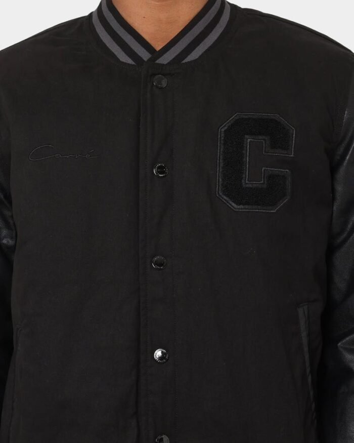 Buy Men's MVP Varsity Jacket In Black - The Jacket Place