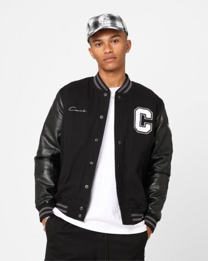 MVP Varsity Jacket for Men Black