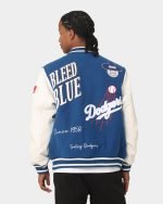 Los Angeles Dodgers Multi Hit Varsity Jacket Royal