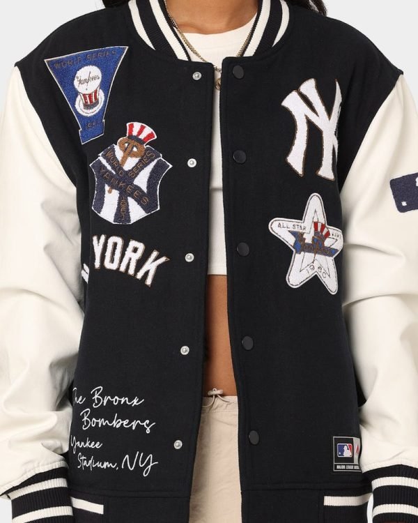 Buy New York Yankees Varsity Jacket for Women from The Jacket Place