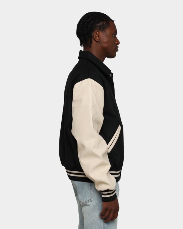 Elevate your Style in Collared Varsity Jacket- The Jacket Place
