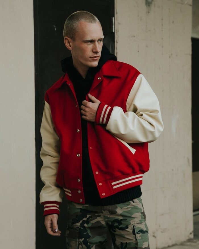 Style with Confidence in the Men's Collared Varsity Jacket