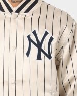 New York Yankees Varsity Jacket for Men Beige Color