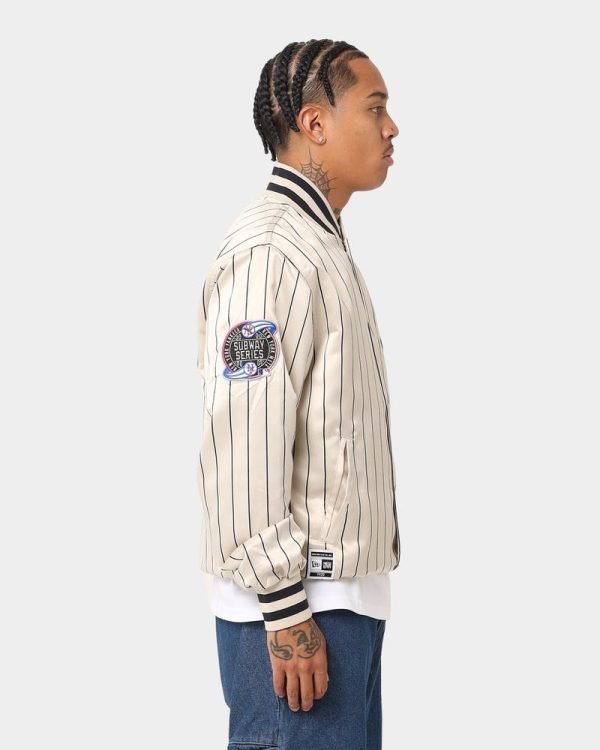 Best New York Yankees Varsity Jacket for Men Beige