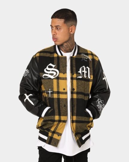 Graveyard Plaid Varsity Jacket