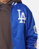 IA Logo Los Angeles Dodgers Nylon Varsity Jacket for Men