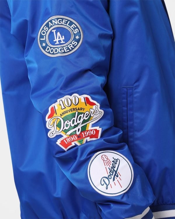 Dodgers Men's Los Angeles Dodgers Nylon Varsity Jacket - The Jacket Place
