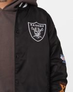 Las Vegas Raiders Nylon Varsity Jacket Raiders Logo - The Jacket Place