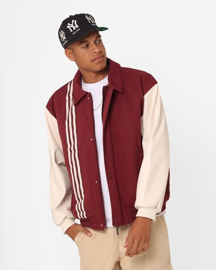 Men's Metro Varsity Jacket Shadow Red