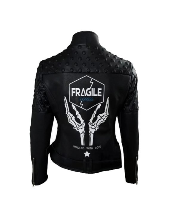 Classic Fragile Express Black Jacket for Women