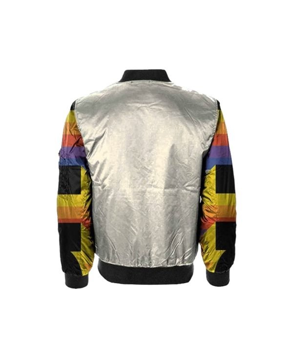 Drip Rainbow Bomber Jacket for Men - The Jacket Place