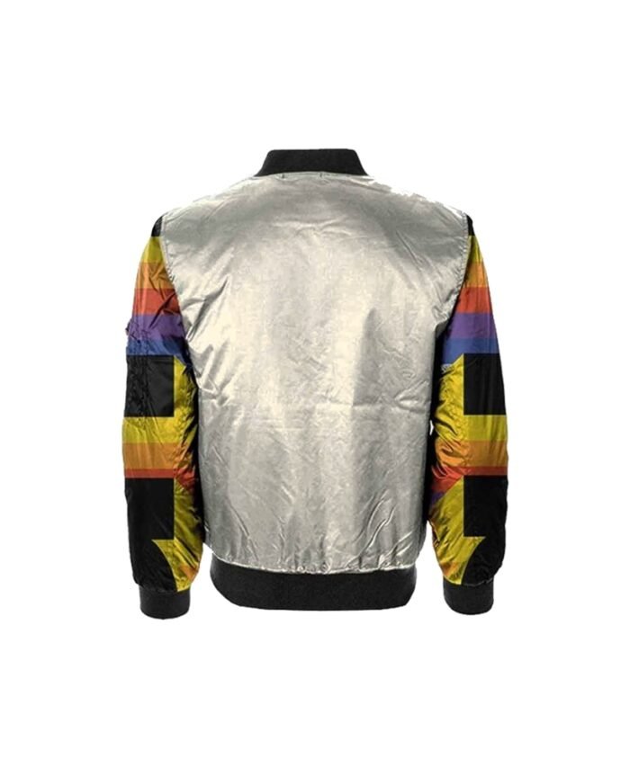 Drip Rainbow Bomber Jacket for Men - The Jacket Place