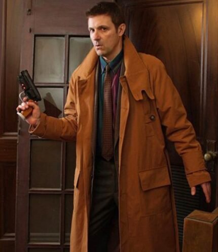 Buy Harrison Ford Brown Trench Coat for Men