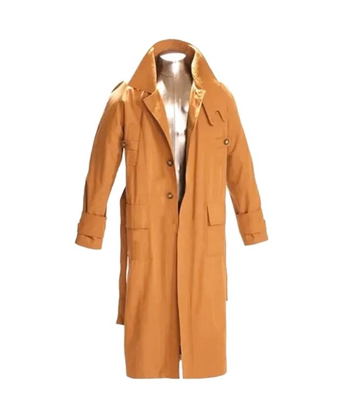 Buy Harrison Ford Trench Coat in Brown for Men