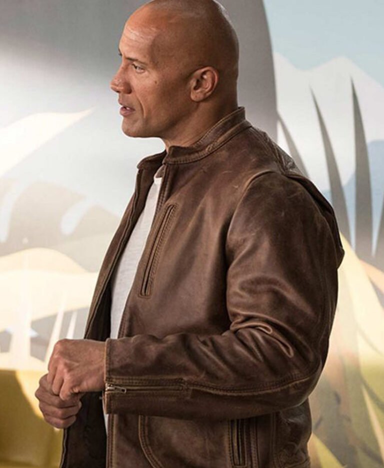 Buy Rampage Dwayne Johnson Leather Jacket Brown