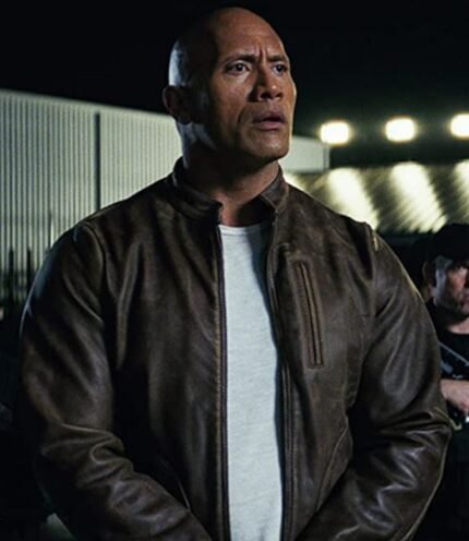 Rampage Dwayne Johnson Leather Jacket Brown