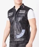 Buy Sons Of Anarchy Vest Black - The Jacket Place