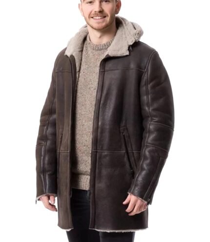 Buy Titus Hoodie Shearling Trench Coat