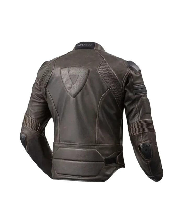 Classic Revit Akira Brown Motorcycle Jacket