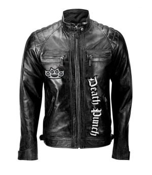 Buy Five Finger Death Punch Biker Jacket for Men
