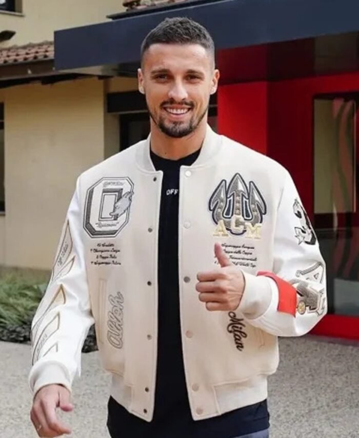 Buy AC Milan Off White Jacket