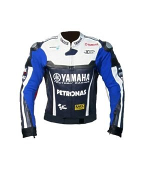 Buy Yamaha Petronas Biker Blue Jacket - The Jacket Place