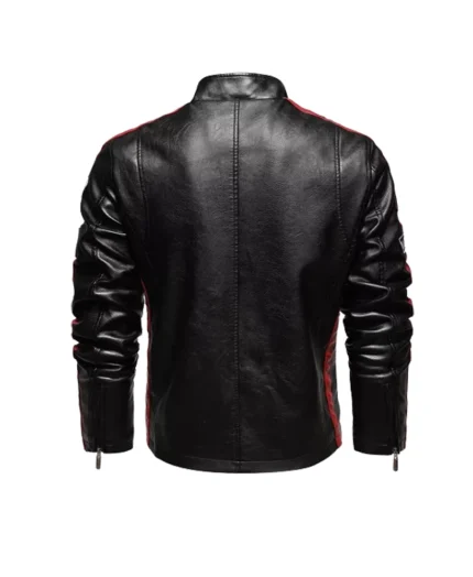 Buy Men's Vintage Motorcycle Black Leather Jacket - The Jacket Place