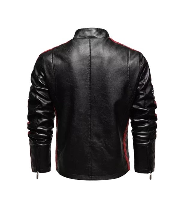 Buy Men's Vintage Motorcycle Black Leather Jacket - The Jacket Place