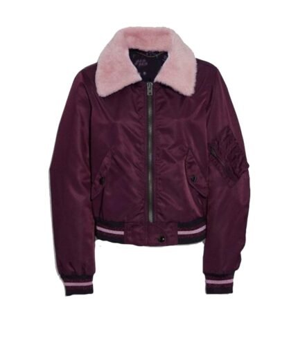 Buy Betty Cooper Burgundy Jacket for Women