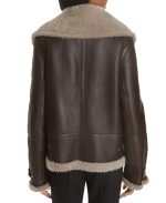 Buy Shearling Aviator Brown Jacket for Women