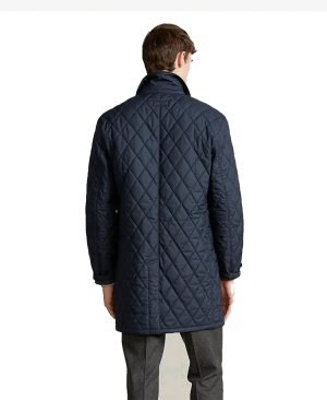 poly quilted coat