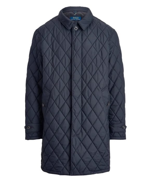 Buy Polo Water-Repellent Quilted Coat for Men