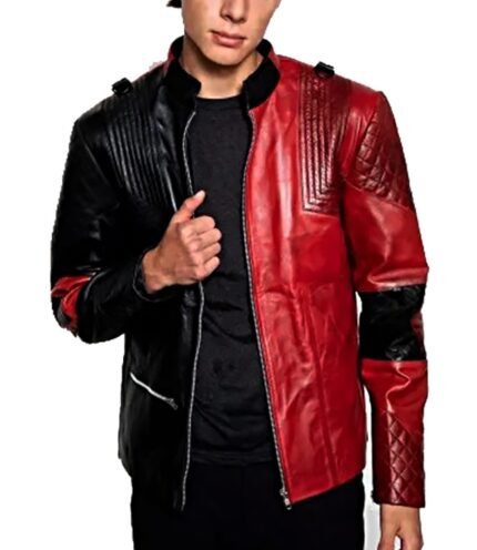 Buy Live Fast Die Clown Leather Jacket