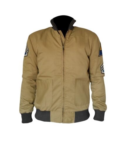 Buy Classic Khaki Military Cotton Jacket for Men