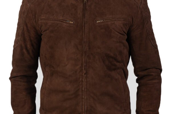 Buy Sven Mocha Suede Bomber Jacket
