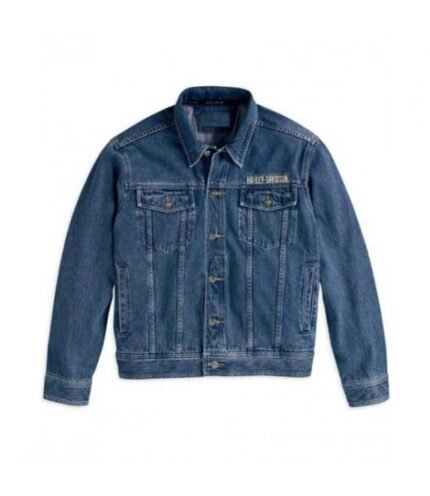 Harley Davidson Denim Jacket in Blue