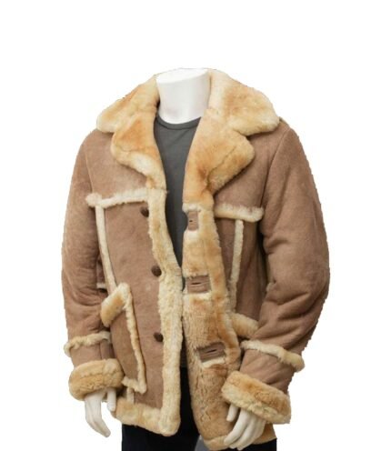 Buy Men's Sheepskin Beige Fur Coat