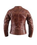Classic Men's Vintage racer jacket in Brown Color on Sale - The Jacket Place