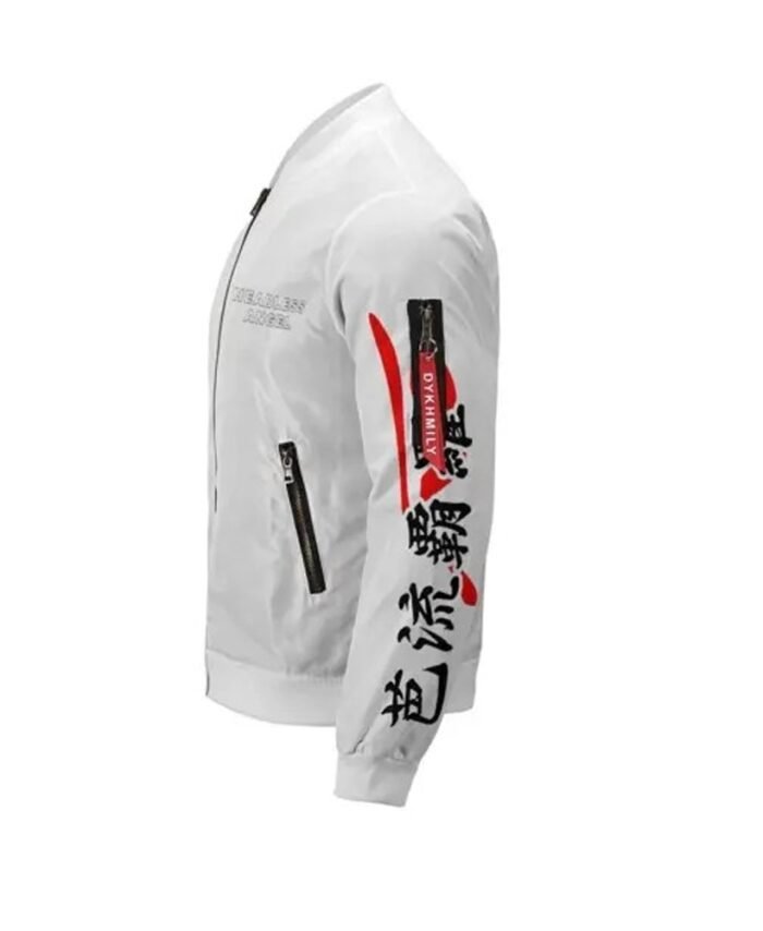 Buy Valhalla White Bomber Jacket for Men