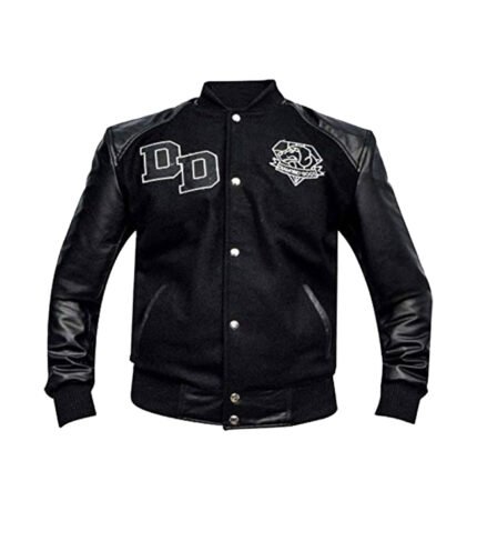 Diamond Dogs Metal Gear Bomber Jacket in Black