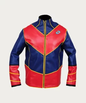 Buy Captain Man Henry Danger Leather Jacket in Red and Blue