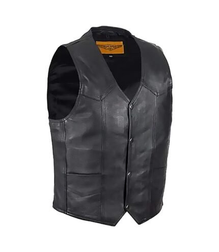 Buy Hells Angels California Black Leather Vest