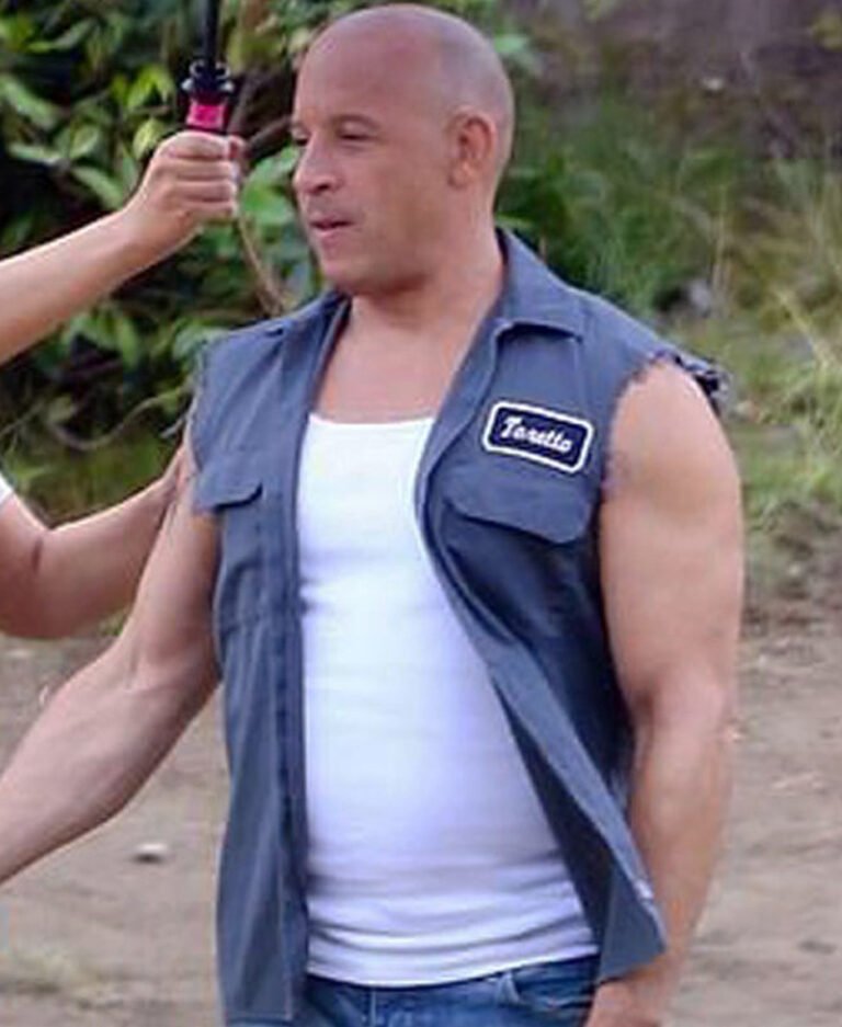 Fast and Furious 9 Vin Diesel Blue Vest for Men