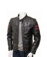 motorbike leather jacket mens