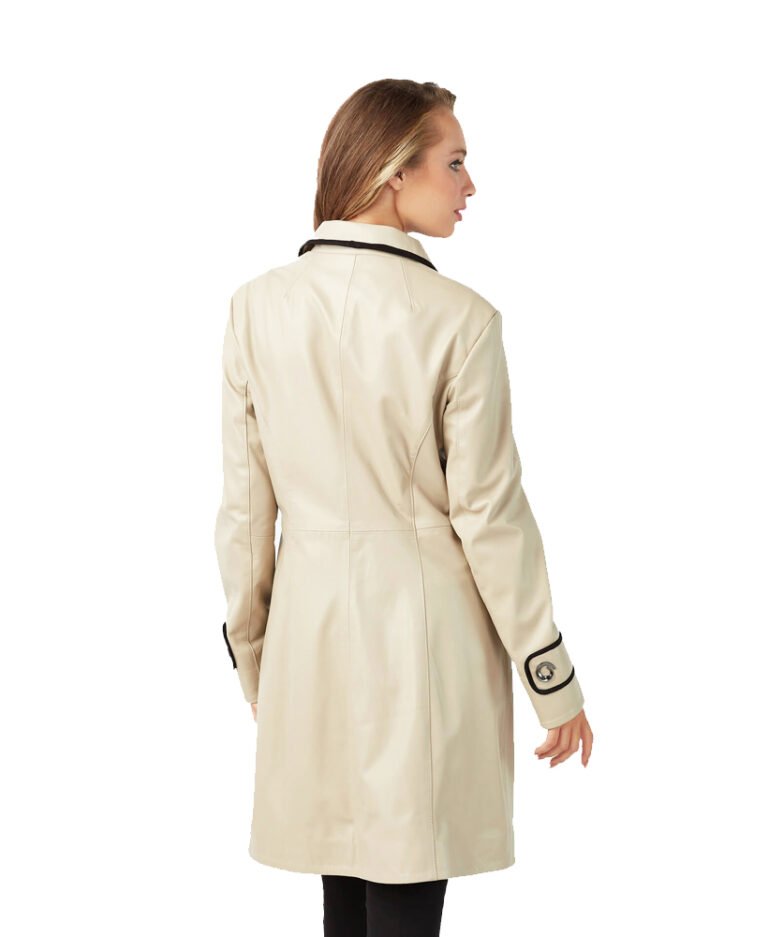 Shop Classic Alaska Women Leather Trench Coat