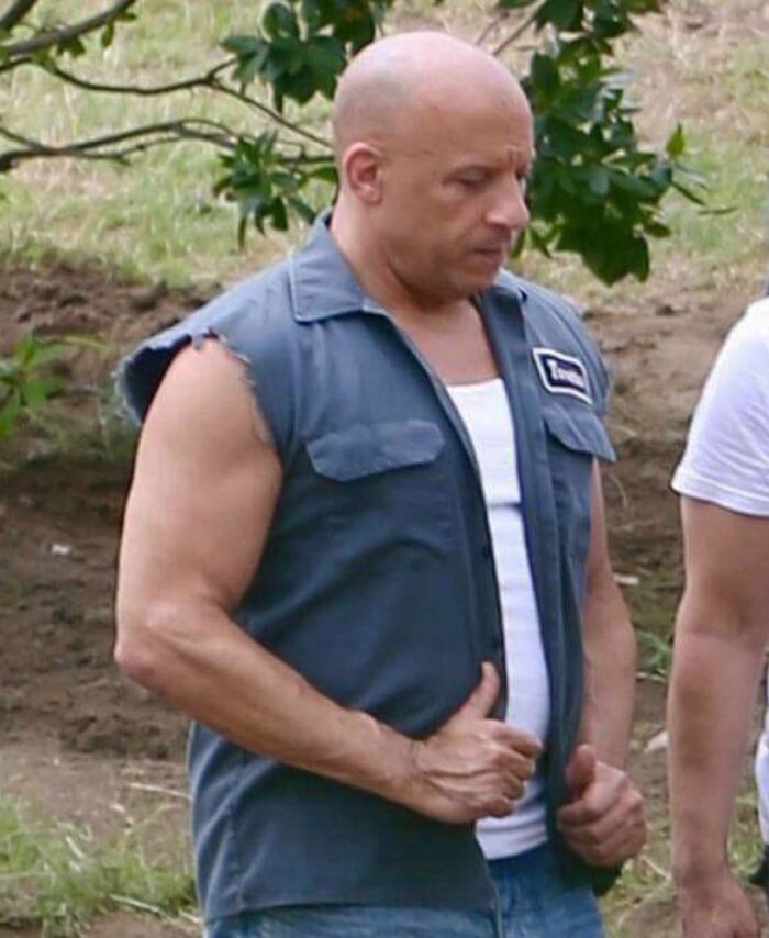 Buy Fast and Furious 9 Vin Diesel Blue Vest Jacket