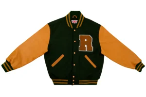 Classic Dartmouth Green and Old Gold Varsity Jacket